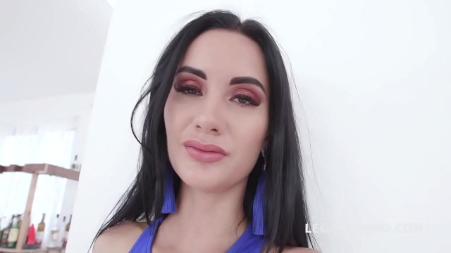 Megan Venturi Gapes Brunette Sex Lingerie Ukraine Double Facial