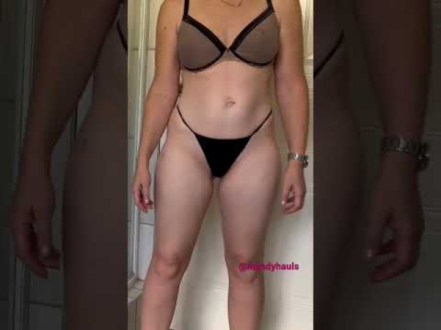 Mandy Hauls Micro Thong Bikini Microbikini Influencer Xxx Shorts