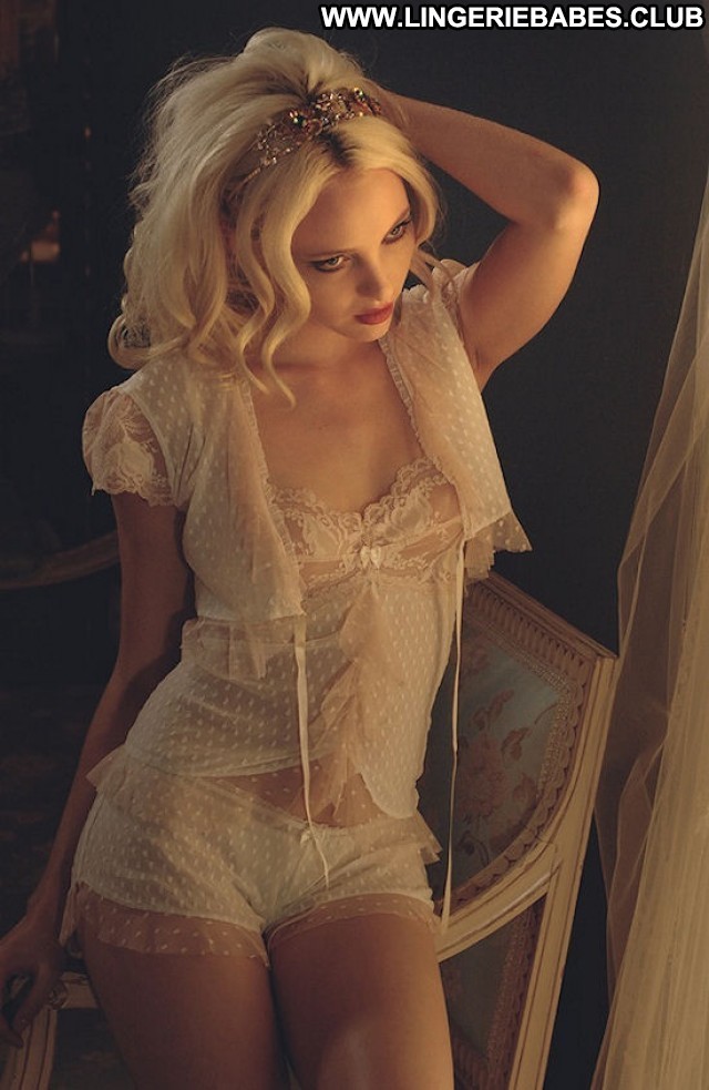 Carey Slim Posing Hot Beautiful Lingerie Stunning Cute Blonde